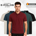 |Combo 5| - Camisas Polo Dino